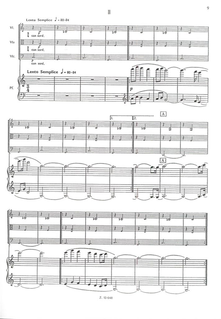 Movie Music Für Streichtrio Und Klavier